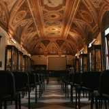 Il Salone degli Affreschi, adibito a museo archeologico nel 1890 e usato dal 2003 anche come sala conferenze